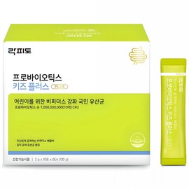 Rockpido Lactofido Probiotics Kids Plus 60p, 1 pack, 120g / 락피도 프로바이오틱스 키즈 플러스 60p, 1개, 120g