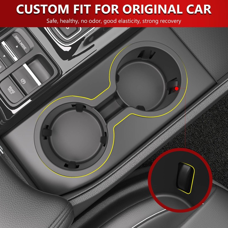 Xipoo Cup Holder Compatible with 2023-2026 Honda Pilot Silica Gel