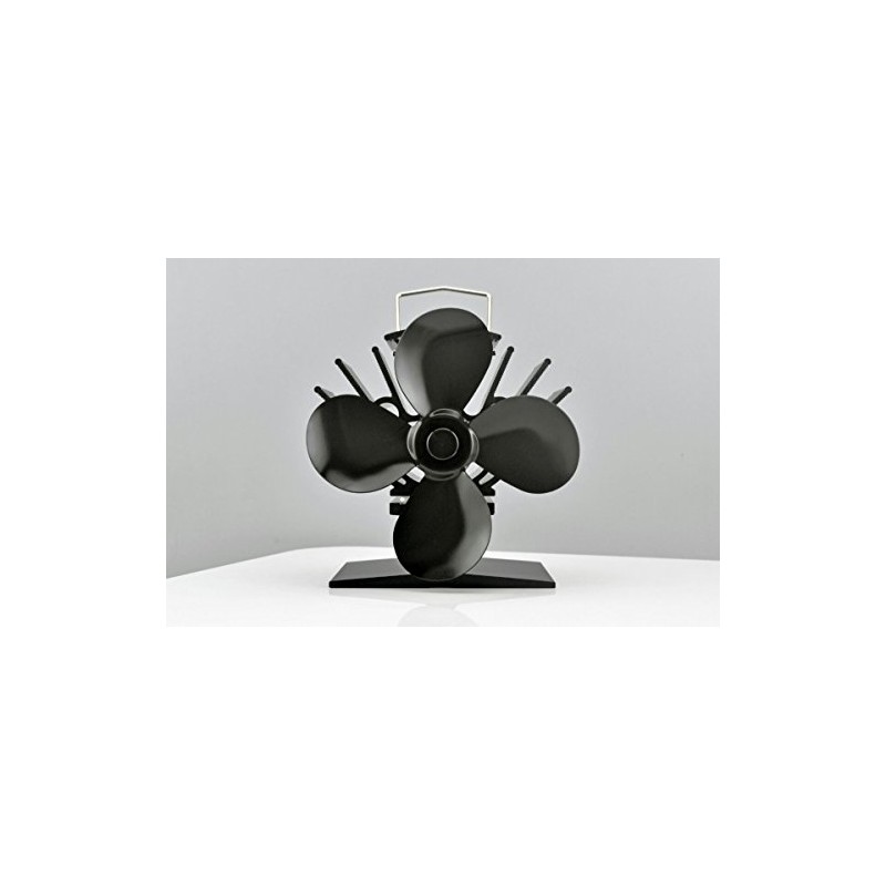 VOYTO Small 183mm Mini 4 Blade Heat Powered Stove Fan-