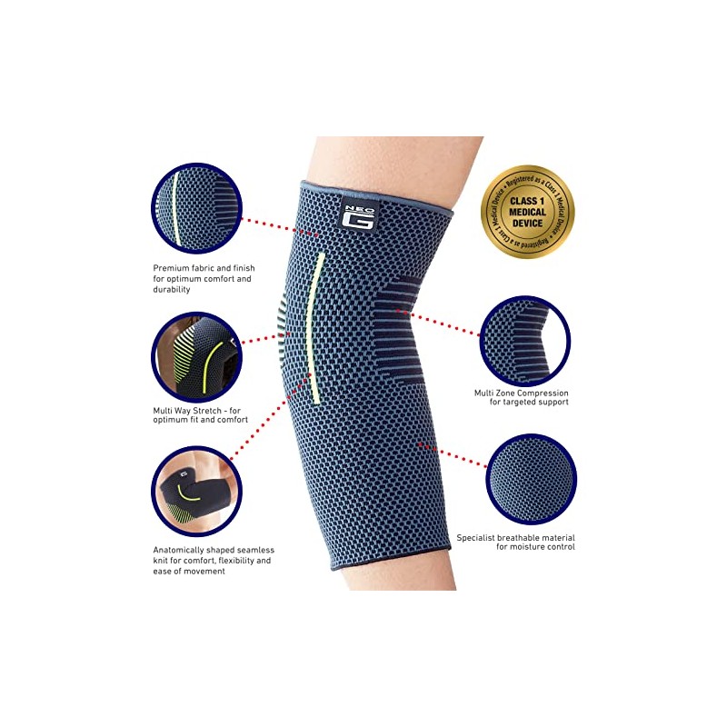 Neo G Elbow Support for Tennis, Golf, Sports, Tendonitis, Joint