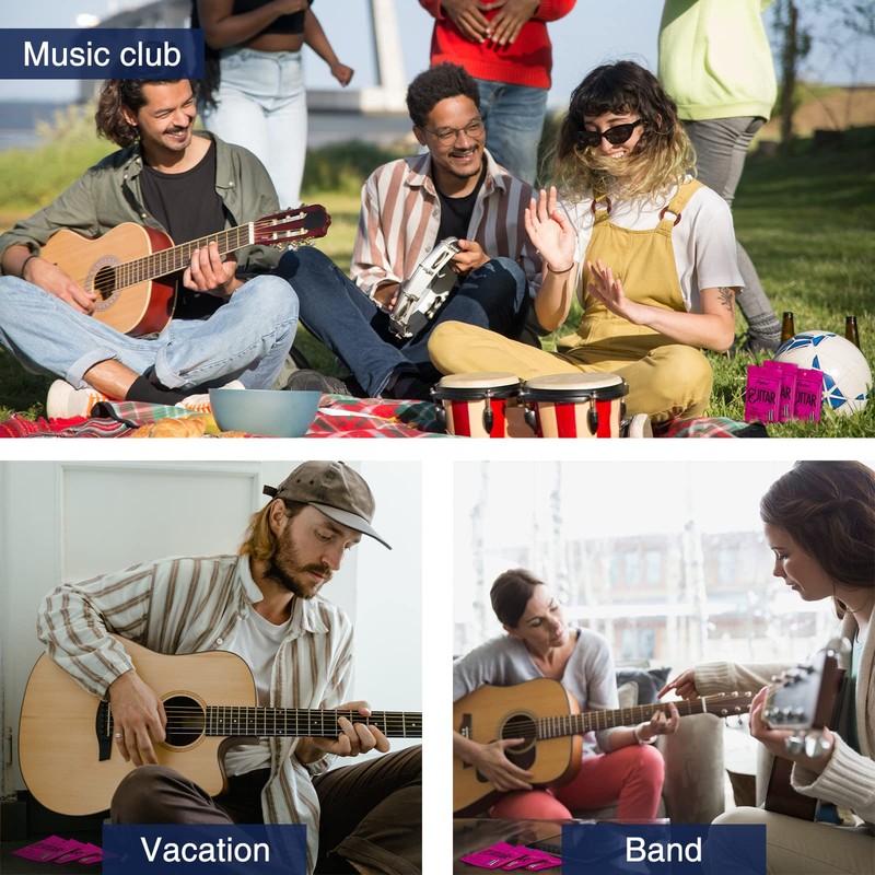 POGOLAB Guitar Strings, Acoustic Guitar Strings, 6 Strings Set, Hexagonal