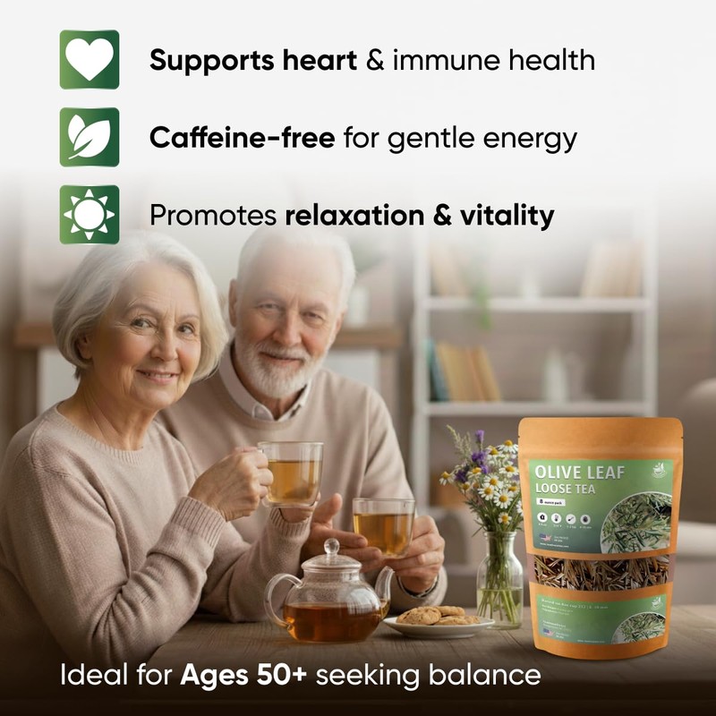 Olive Leaf Loose Tea – 8oz Size (Premium Dried Olive