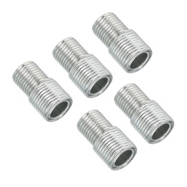 PATIKIL M12 to M10 Reducing Screw, 5 Pack 20mm Long External Thread Adapter Reducer Convert Joint Hardware Double Male Thread Bolts