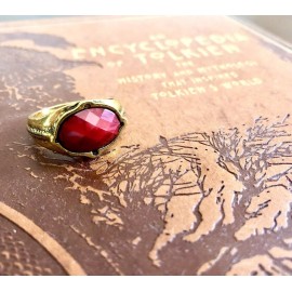 Unbranded Ring Of Gandalf Power Ring Of Fire Inspired Gift LOTR Fantasy Cosplay Sizes 6-12 - 8