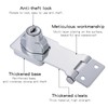 Knpwer Pack of 4 Metal Padlock Hasp, 3 Inch Hasp