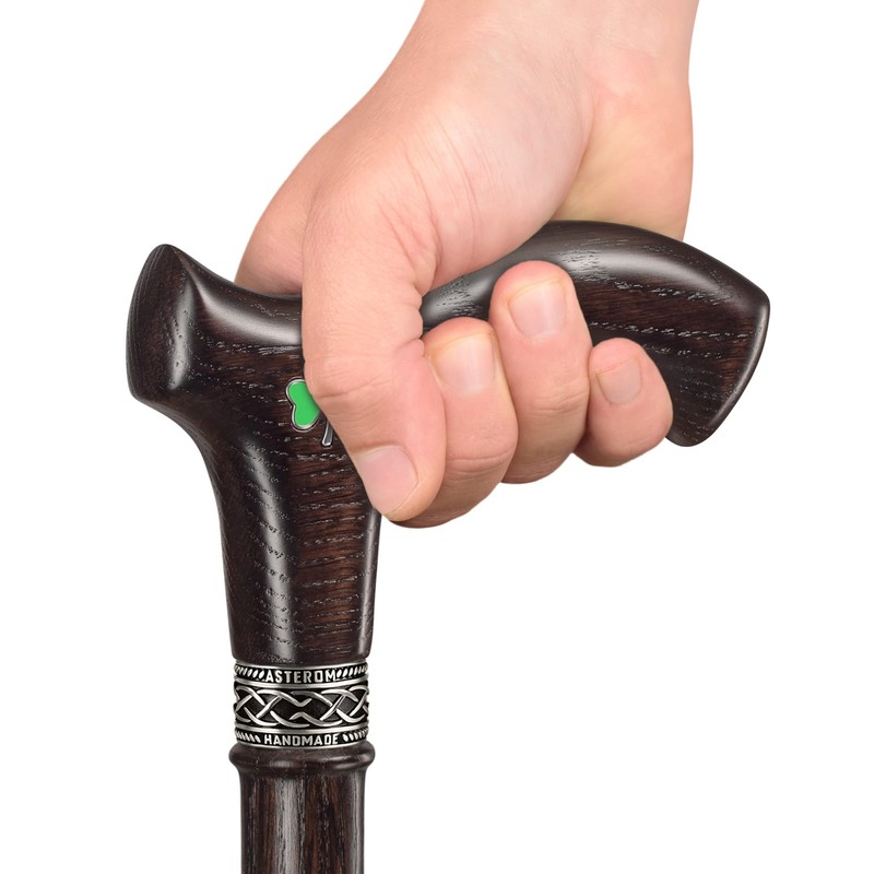 Asterom Handmade Irish Walking Cane for Men and Women -