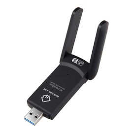 GigaBlue Ultra 1200Mbps W-LAN 2.4 & 5 GHz USB 3.0 WiFi Dual Band Adapter 5GHz+2.4GHz 2x5 dBi High Speed 802.11ac Wireless Netzwerk Adapter WiFi Empfänger für Windows/Mac OS/Linux