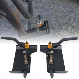 Sulythw Universal Skid Steer Quick Attach Conversion Attach Adapter Bobtach Latch Box Plate Weld On QTK