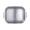 Tramontina 16.75-Inch Stainless Steel Roasting Pan with Rack, Flared Edge