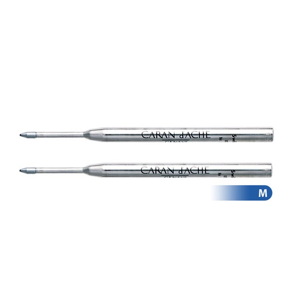 Caran D'ache GOLIATH Ballpoint Ball Pen Refill BLUE MEDIUM (Pack