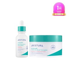 ACICA 365 Trace Calming Serum pH 4.5 40ml + Cooling Pack Pad pH 4.5 110ml / 에이시카 365 흔적진정세럼 pH4.5 40ml + 쿨링팩패드 pH4.5 110ml