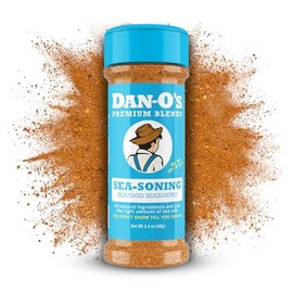Dan-O's Condimento SEA-soning: excelente para mariscos, pescado y pollo. Condimento multiuso, totalmente natural, sin 2,4 onzas (paquete de 1)