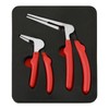 Mayouko 6"&8" Kiwi Bent Head Needle-Nose Pliers, Angled Head Long