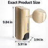 350ml Wall-Mounted Soap Dispenser – Single, Double or Triple Shower