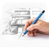 STAEDTLER 100J-2B Jumbo Mars Lumograph Jumbo Pencils, Hexagonal Shape, High