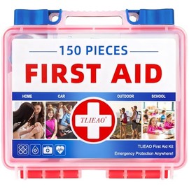 150-Piece Mini First Aid Kit for Home, Travel, and Outdoor Emergencies