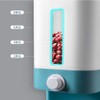 22 Lbs Rice Container Dispenser with Measurable Rice Cylinder (Gray)