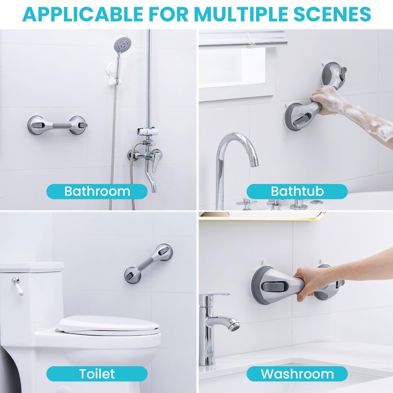 TAILI Grab Rails for Bathroom, 2 Pack 31 CM Shower