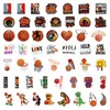 100 pcs Basketball Stickers Pack,Cute and Cool Vinyl Waterproof Stickers
