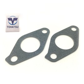 Tohatsu 3H6-02011-0 Outboard Motor Genuine Parts 4-Stroke for 2-6 Horsepower Carburetor Gaskets, Pack of 2
