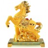 BOYULL Large Size Chinese Zodiac Horse Year Golden Resin Collectible