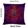 Ofocam Phoenix Throw Pillow Cover Alchemy Bird Abstract Art Star