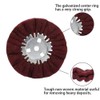 QZATTCAEN 8" Non-Woven Airway Buffing Wheel,5/8'' Arbor Hole,/Coarse Polishing for