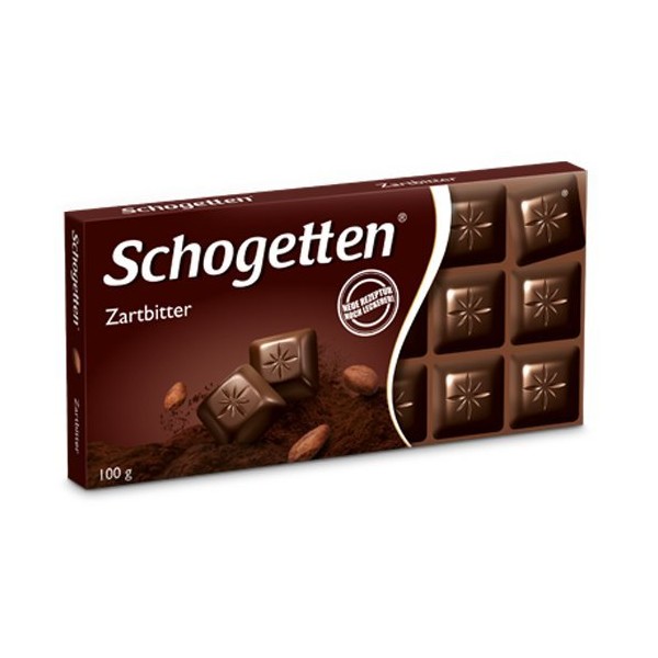 Schogetten Zartbitter (3 Bars each 100g) - fresh from Germany
