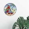 It 5 Oclock Somewhere Wall Clock Parrot Martini Retired Wood