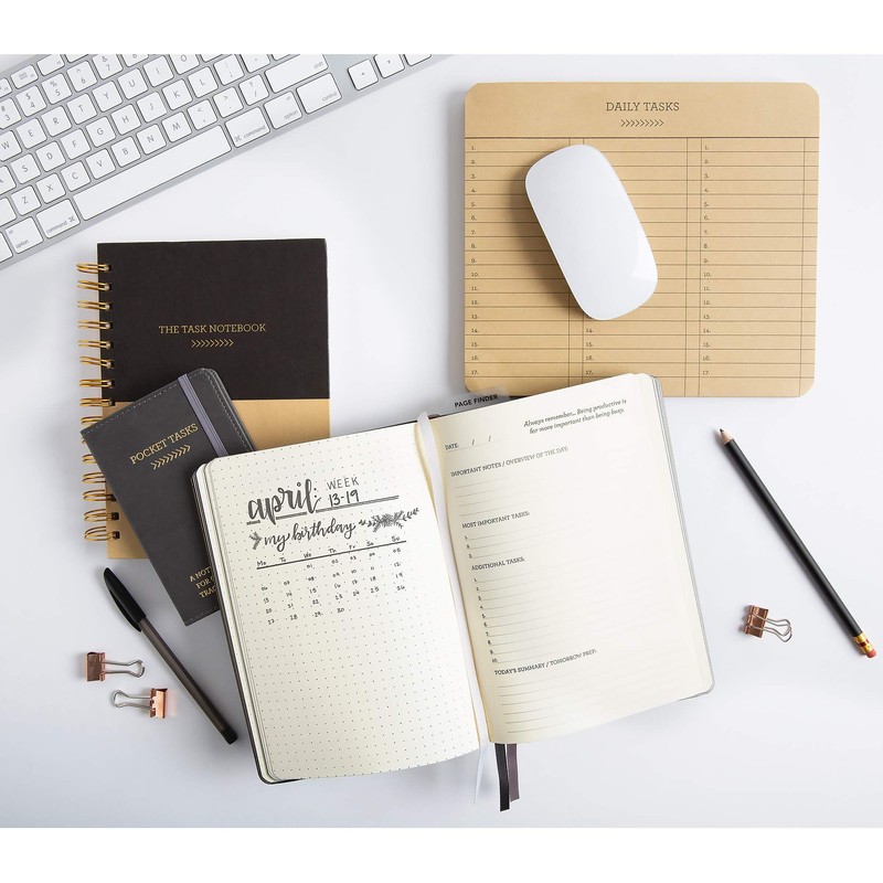 C.R. Gibson MJ174-22696 Medium Bound Guided and Dot Grid Journal,