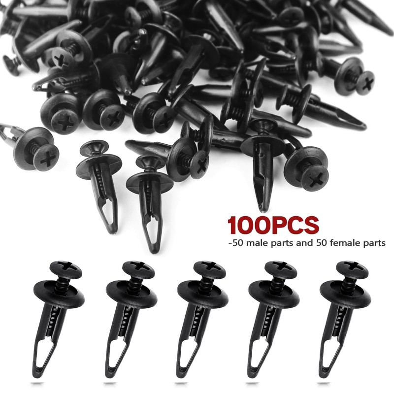 Xislet 100 Pcs Plastic Rivets Compatible with Rhino 450 660