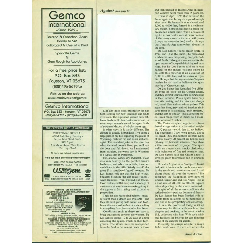 Puma agate rough nodules 4 pounds