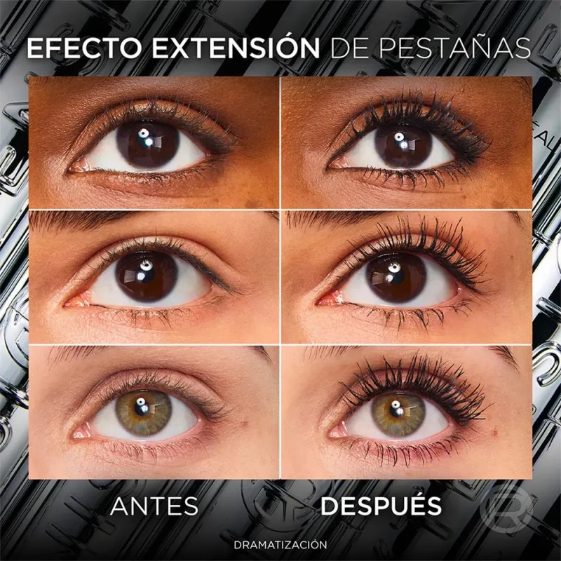 L'Oréal Paris Extensionist Máscara de Pestañas A Prueba de Agua,