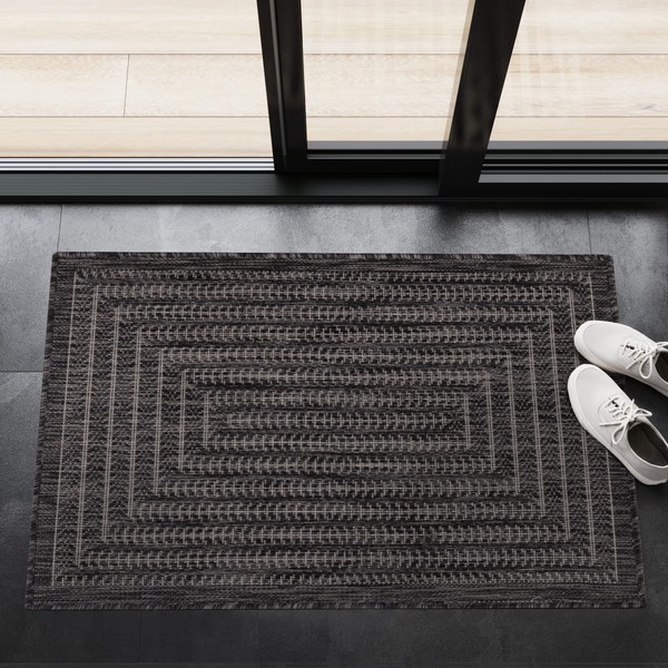 Adiva Rugs Outdoor Indoor Area Rug, Weather Resistant, Easy to