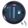 LED Fuel Meter Gauge Indicator 52mm Dia 12V Adjustable Resistance