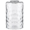 Skelang Hammered Lip-less Glass Lamp Shade, Cylindrical Light Cover with