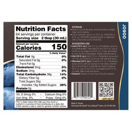 Tea Zone 64 fl.oz Blueberry Syrup