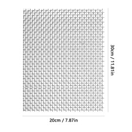 Stainless Steel Wire Mesh, 4 Pieces Filter Mesh Wire Mesh 20 Mesh Mesh Filter Screen Sheet 1 mm Fine Mesh for Doors Prevents Mice Insects and Snakes, 300 x 210 mm