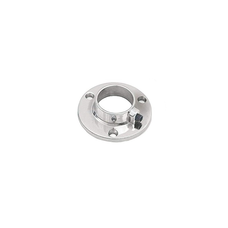 Chrome 25mm Round Tube Pipe Clamp Holder for Hanging Garment