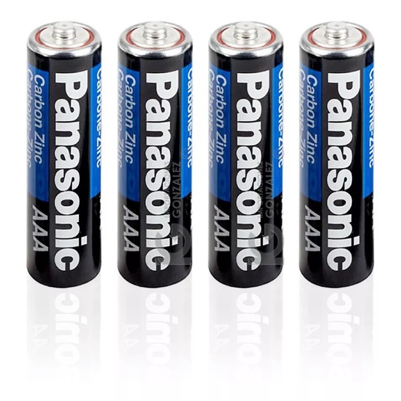 Panasonic Pila Panasonic AAA Carbón Zinc Cilíndrica UM-4NPA/4B Blister con