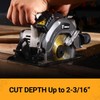 DEKOPRO 20V Cordless Circular Saw, 6-1/2-Inch Blade, 4500 RPM Circular