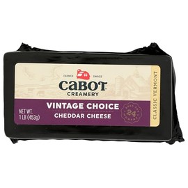 Cabot Vintage Choice Cheddar Cheese Aged for 24 Months- 1LB