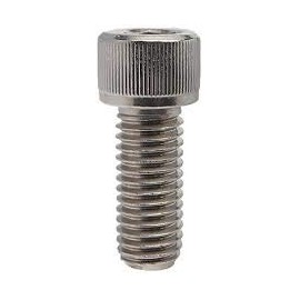 5/16"-18 x 7 Socket Head Cap Screw, Allen Socket Drive, 18-8 Stainless Steel, Partial Thread, Quantity 5 - by Fastener Depot, LLC