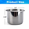 GSE Stainless Steel Drop-in Anti-Spill Storage Drink Cup Holder, Poker