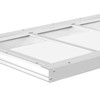 2 Pack Shed Window 10" W x 29" H, White