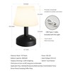KDG Modern Cordless Small Table Lamps, Portable LED Dimmable Desk