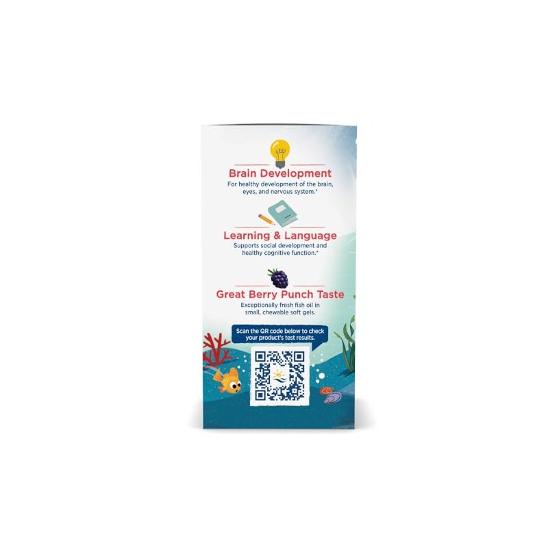 Nordic Naturals DHA Xtra para niños, 636mg de Omega 3,