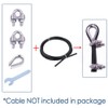 J Bryant Gym Machine Accessories for 6mm Wire Rope Cable