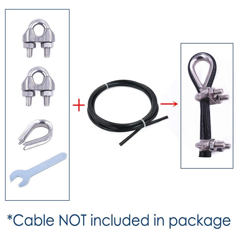 J Bryant Gym Machine Accessories for 6mm Wire Rope Cable