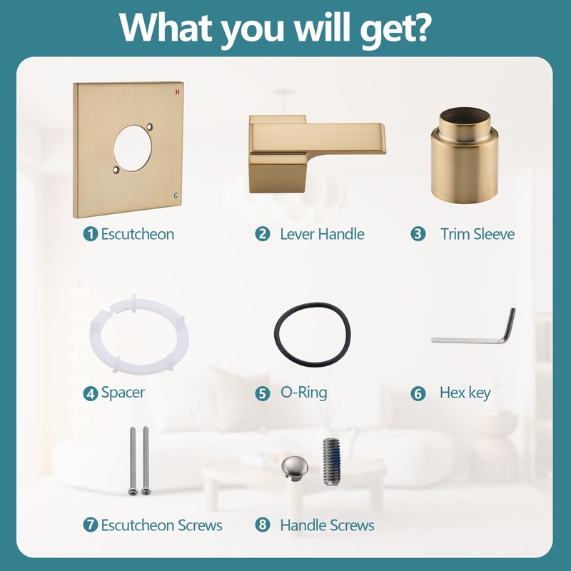 Ultrimkit Shower Trim Kit Compatible with 13/14 Series, Shower Cover